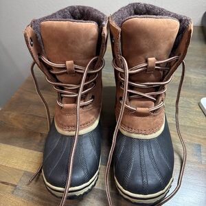 Sorel slim pack lace II winter duck boots women’s size 8.5